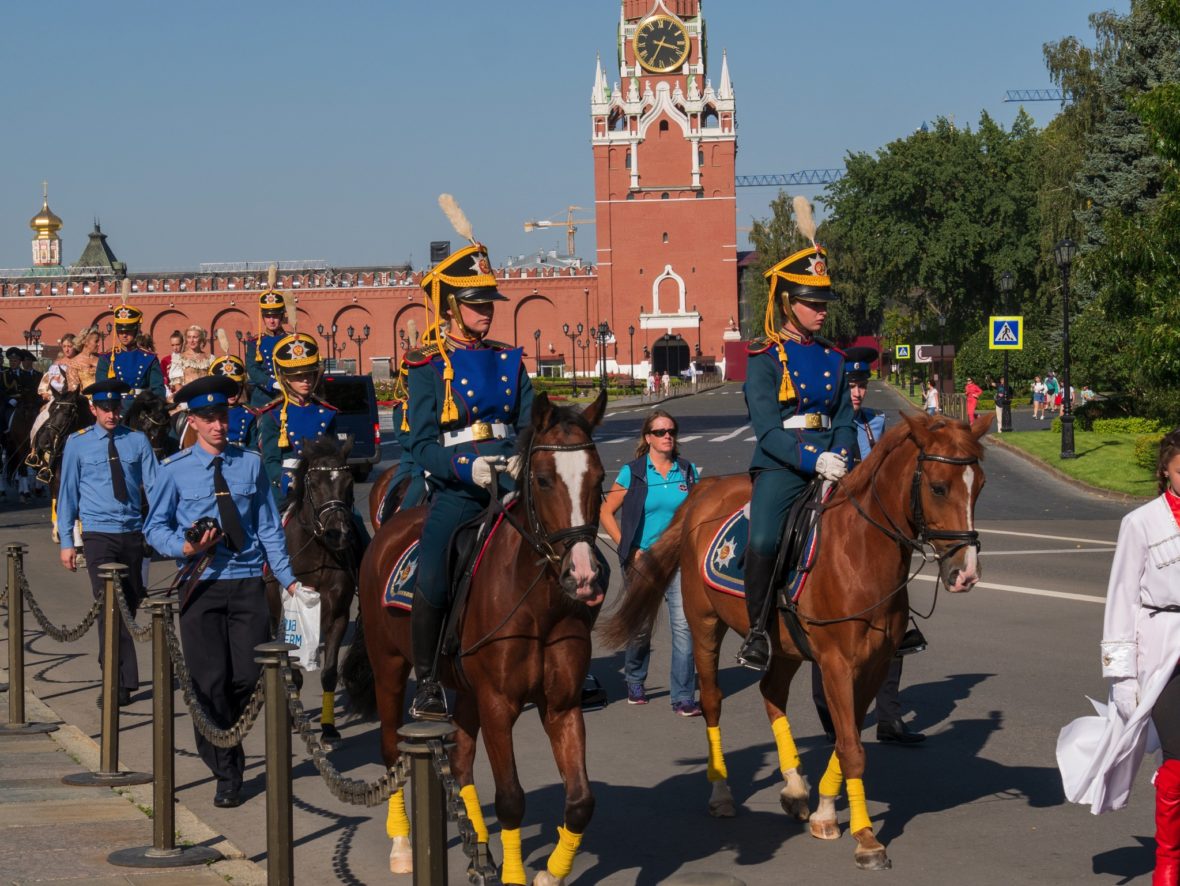 Une parade dans le Kremlin