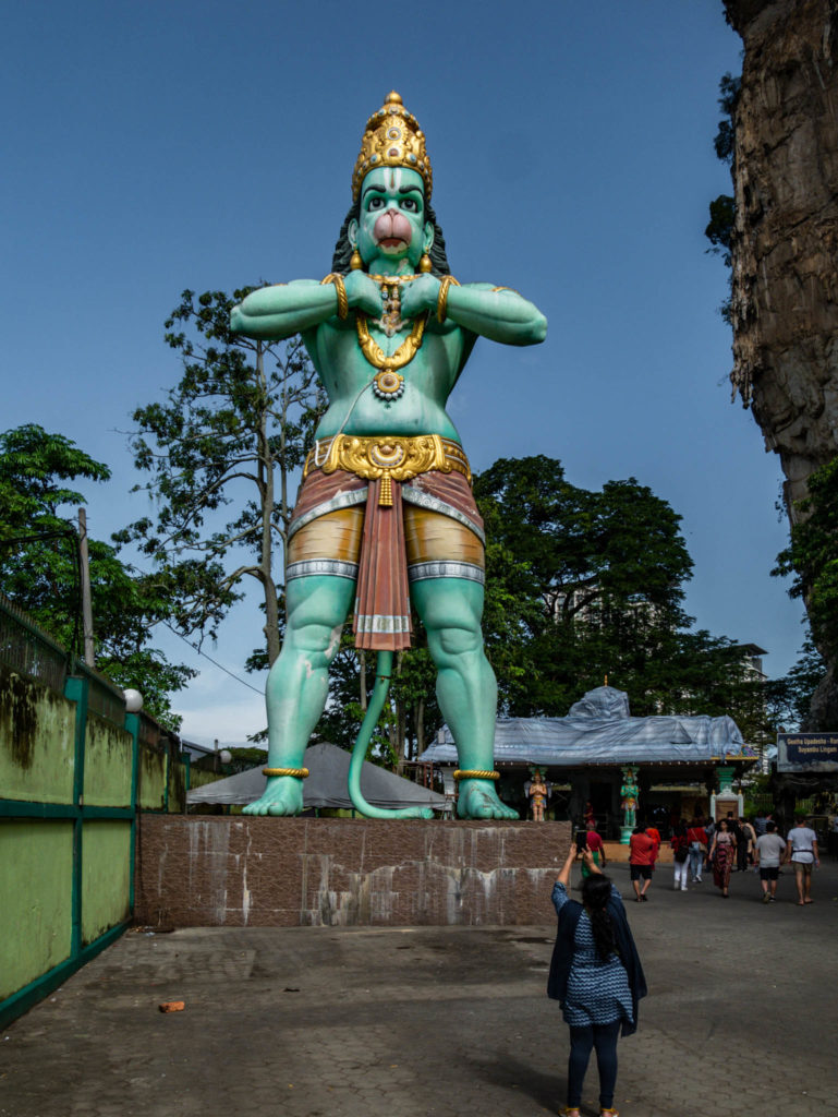 La statue d'Hanuman