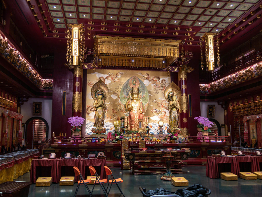 L'intérieur du temple