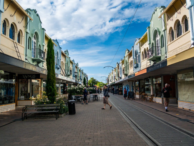 Christchurch, une ville bien moins grande qu’on ne l’imagine