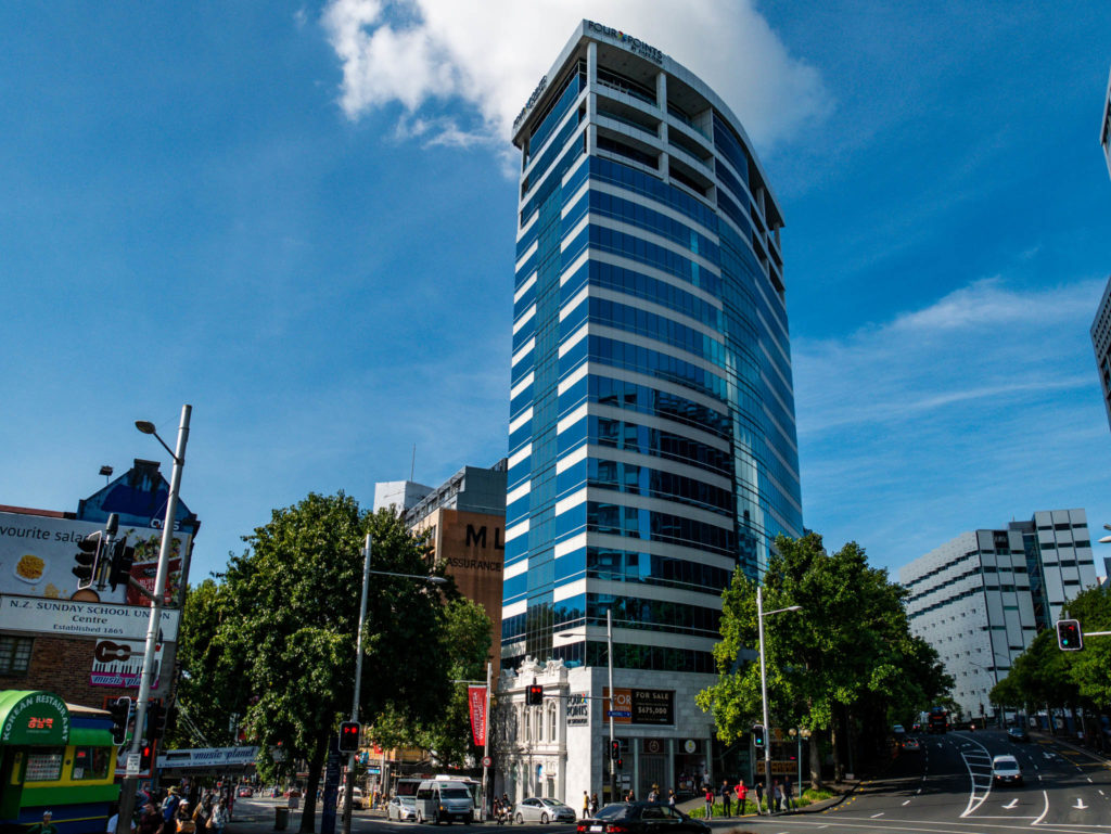 Un des buildings d'Auckland
