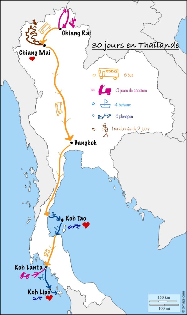 Bilan de 30 jours en Thaïlande