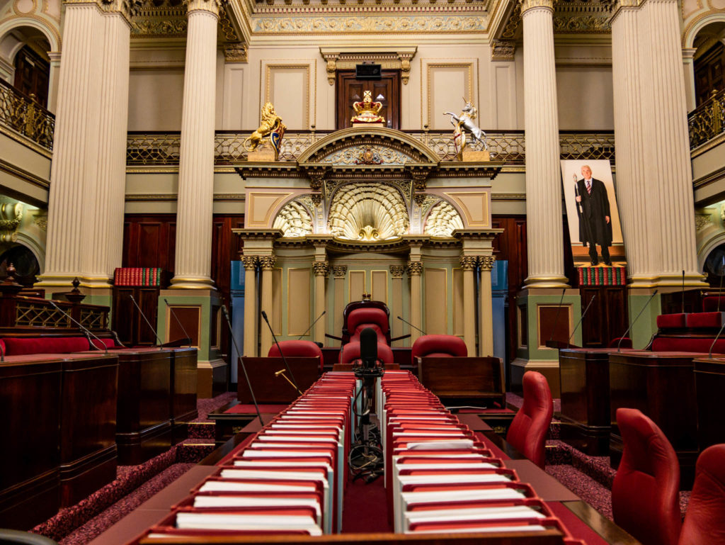 Intérieur du parlement